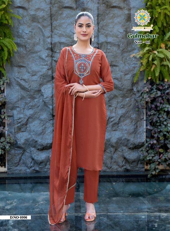 Passion tree gulmohar vol-1 Kurti dress material wholesale